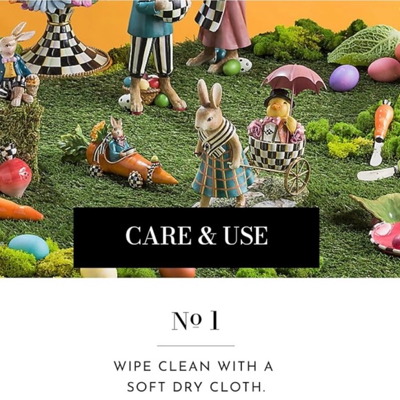 MacKenzie-Childs Captain Carrot Resin Easter  Decor - Picture 3 of 14